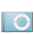 iPod Shuffle Baby Blue Icon 32x32 png